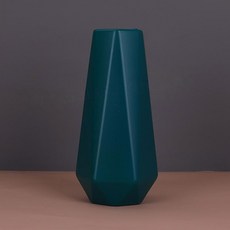 Home Flow 簡約歐式風格塑膠花瓶, 綠色