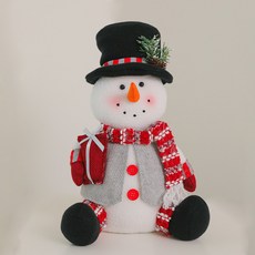 HOMETNER 樹裝飾聖誕可愛娃娃胡蘿蔔雪人, 1個, 紅蘿蔔雪人, 34 × 22 cm