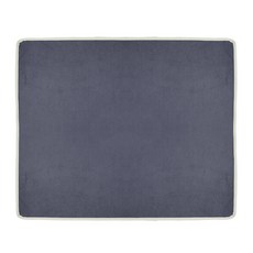 徐河之家 人造麂皮花牌遊戲墊, 1個, 灰色