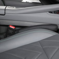 AUTO CREW 車用皮革縫隙防漏墊 2入組 AC-S7, 黑色, 1套