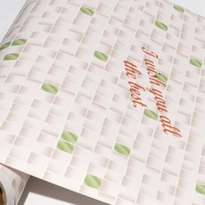 DECOMI 無氣泡珠寶磁磚貼紙 AWS-20009, 綠色