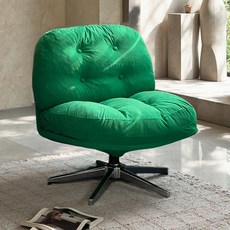 회전 높이조절 소파체어, 빈티지그린, 1개