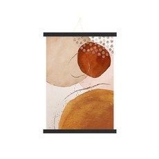 북유럽 우드족자 + 포스터 + 꼭꼬핀 세트 05번 블랙우드 + 모던브라운E, 블랙