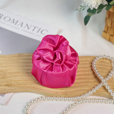 瑟茲瑪茵 緞面禮物包巾 35 x 35 cm, 玫瑰紅色, 5個