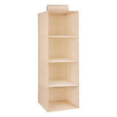 HYPER 懸掛式收納架 4層, 杏色, 1個