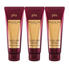 plu Prestige Silk系列身體磨砂膏 勃根地紅, 180g, 3條