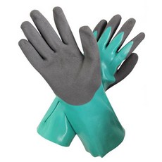 JRU塗層橡膠手套 XL, 綠色, 1套, 特大(XL) 以上