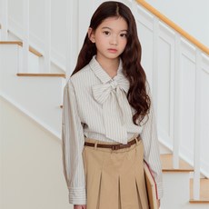 SM Two 女童大蝴蝶結襯衫