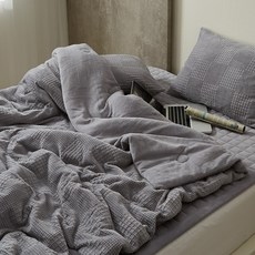Elia 親膚超細纖維鋪棉被, 灰色
