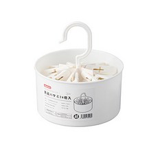 量多好用洗衣夾 24p + 籃子組合, 1套
