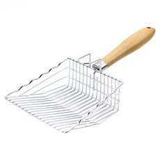 PASTEL PET 貓咪波浪不鏽鋼砂鏟, 1個, 單色