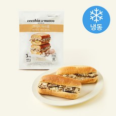베키아에누보 크리미 머쉬룸 바게트 샌드위치 (냉동), 135g, 1개, 3개입