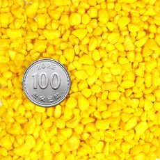 화분월드 컬러스톤 노랑, 1개, 1.5kg