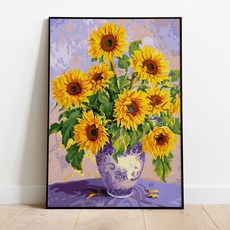 Play about DIY 名畫繪製組合 40 x 50 cm, 向日葵花瓶 (GX7689)