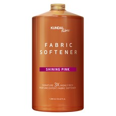KUNDAL 昆黛爾 3倍濃縮衣物柔軟精 閃亮粉紅香, 1.58L, 1瓶
