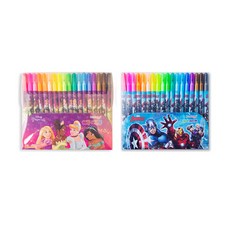kumhong 18色彩色筆 復仇者聯盟+公主, 2盒, 隨機出貨