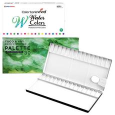 TUCO.B 高級鋁製美術調色盤+水彩顏料 7.5ml 13款, 1組, 30格