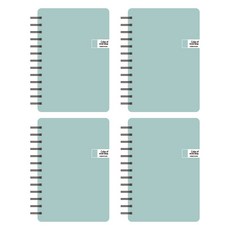 TOCTOC 花式 CMYK 彩色彈簧紙條 4件套, 4個, 薄荷