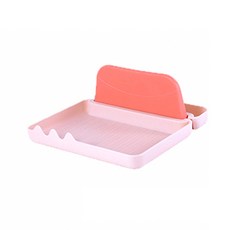 Haroa 粉彩廚房工具架 17 x 16 x 7 cm, 粉紅色, 1個