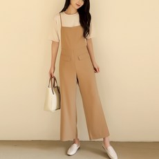 BBAEBBAE 翻蓋口袋寬版連身褲