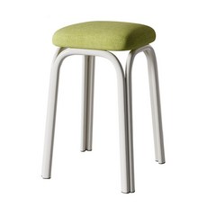 비올레따젬마 컬러풀 플라스틱 보조 스툴 29 x 33 x 48 cm, 그린 소프트, 1개