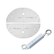 SMD Tech 三星 LED 模塊套組 2 燈 S6 398 x 190 mm 50W+KC 轉換器, 日光色, 1套