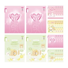 PENPIA 800 小學皇家筆記本 12 格女用 10p, 隨機發貨, 2個