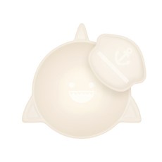 채널앤코리아 채널앤쥬 시리얼볼 + 종지 세트 상어, 베이지, 1세트