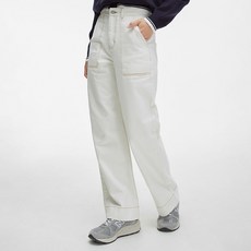 미쏘 여성용 논페이드 아웃포켓 롱와이드 데님 바지