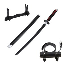 DAEHAN 鬼滅之刃角色扮演道具劍 KAL-M01 M號+腰帶 KAL-BT01, 黑色的