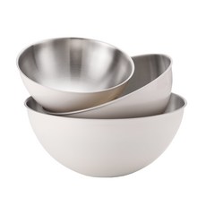 EDELKOCHEN 彩色不鏽鋼攪拌盆3件組 304不鏽鋼 耐熱70°C, S*1個+M*1個+L*1個, S 20*8cm+M 24*10cm+L 28*11.5cm, 1組