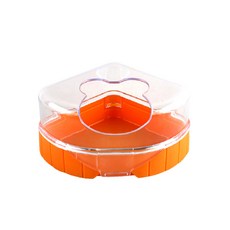 아리코 햄스터 기니피그 욕실 화장실 단일 포트, 혼합색상, 1개