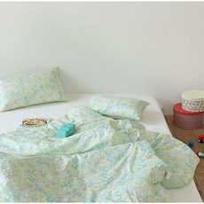 Nubile 無塵純棉四季車縫被, 我的薄荷兔