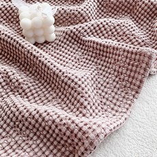 嬰兒夏季格紋毯, 深粉色