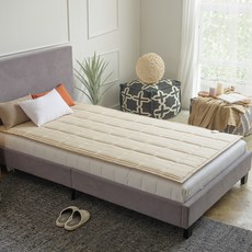 겨울애한일 프리미엄 패딩솜 카본 온열 탄소매트 오가닉 오트밀, 싱글(110cm x 200cm x 두께 3cm)