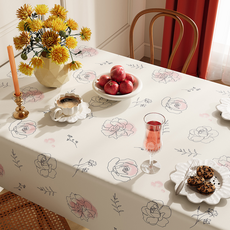 델리리움 산뜻한 플라워 패턴 방수 고급 식탁보, type 11, 1개, 120 x 160 cm
