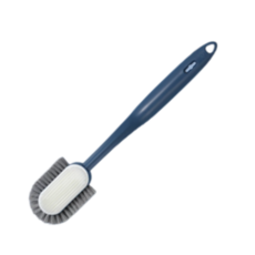 퀵살림 찌든때 다용도 디쉬 실리콘 핸드 브러쉬 6 x 28.3 cm, 블루, 1개