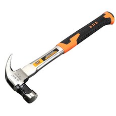 MUJINGFANG Dr Living Store 多用途高碳鋼防滑衝擊手柄專業錘子圓形平頭 300g, 10盎司, 1個