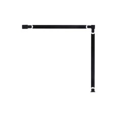 LUCETE L型導軌2m, 黑色的