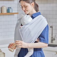 NATURE LOVE MERE 好眠嬰兒揹巾, 淺灰色