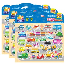 Petit 教育用貼紙 交通工具 DA6010, 混合顏色, 3個