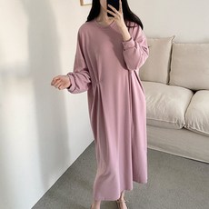 hunine 細褶大尺碼孕婦連身裙