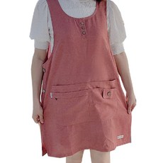 Deconine 現代風圍裙, 磚紅色, 1個