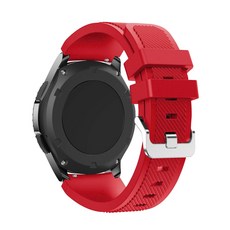 루아러블 갤럭시워치 호환 스포츠 우레탄 실리콘 스트랩 22mm, 레드, 1개
