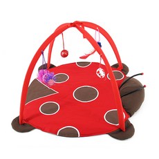 PETRONG 懸掛式玩具逗貓窩, 紅色