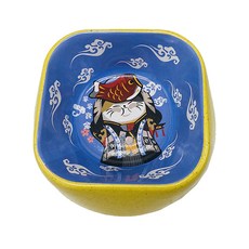 寵物插畫貓碗 YT_RC445, 黃色, 1個