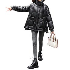 에스텔라 광택 임산부 숏패딩 WER59