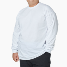 모띠마마 남여공용 빅사이즈 국내생산 시보리 라운드 긴팔 티셔츠