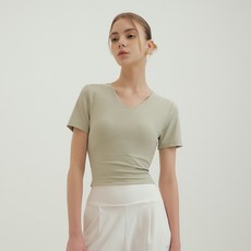 FRONT2LINE 女款百合半袖露臍上衣