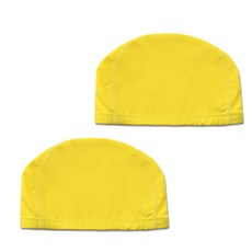拜布 兒童泳帽, 黃色的, 2個